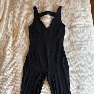 Free People Movement Black Onsie with Cutout Back